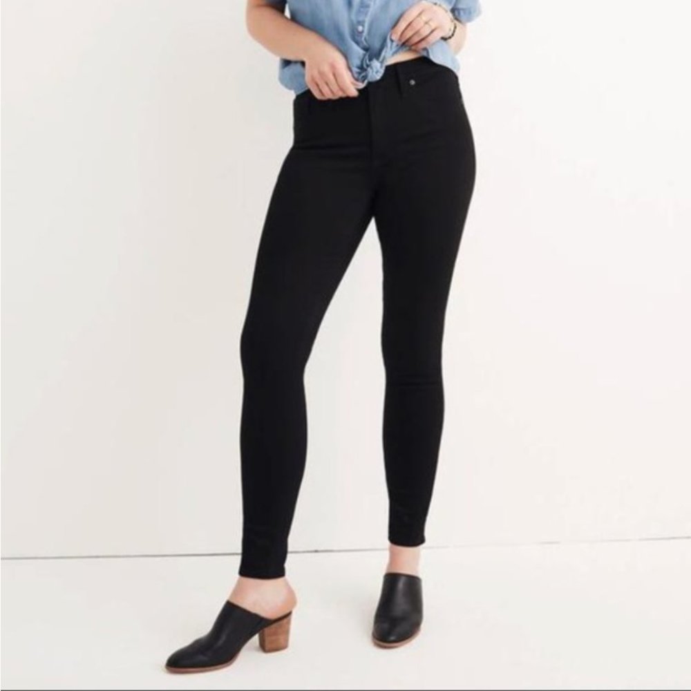 Madewell Curvy High-Rise Skinny Black Jeans - Size 25